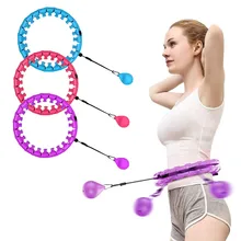 Magic hoop cintura fina perda de exercício abdominal pesos inteligente contagem inteligente esporte fitness nunca caindo hoop massagem aros