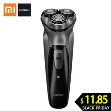 Xiaomi электробритва Enchen BlackStone 3D машинная борода моющаяся type-C перезаряжаемая для мужчин подарок умное управление