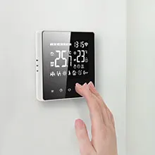 FLOUREON 16A умный WiFi термостат контроллер температуры lcd сенсорный экран