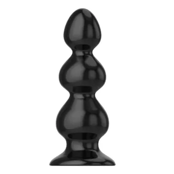 Super Soft Black Silicone Big Butt Plug 6 Sizes Smooth Soft Huge Anal Adult Erotic Toys Gay Sex Toys For Woman Men 4