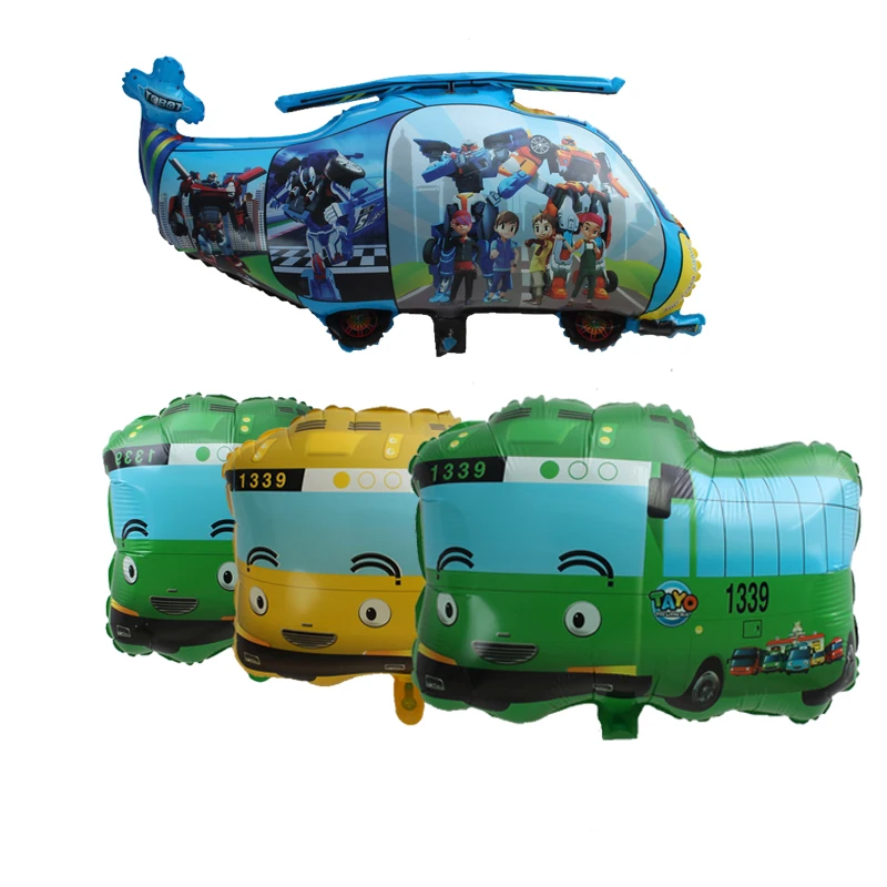 Новый автомобиль в форме персонажей мультфильмов алюминиевый воздушный шар для