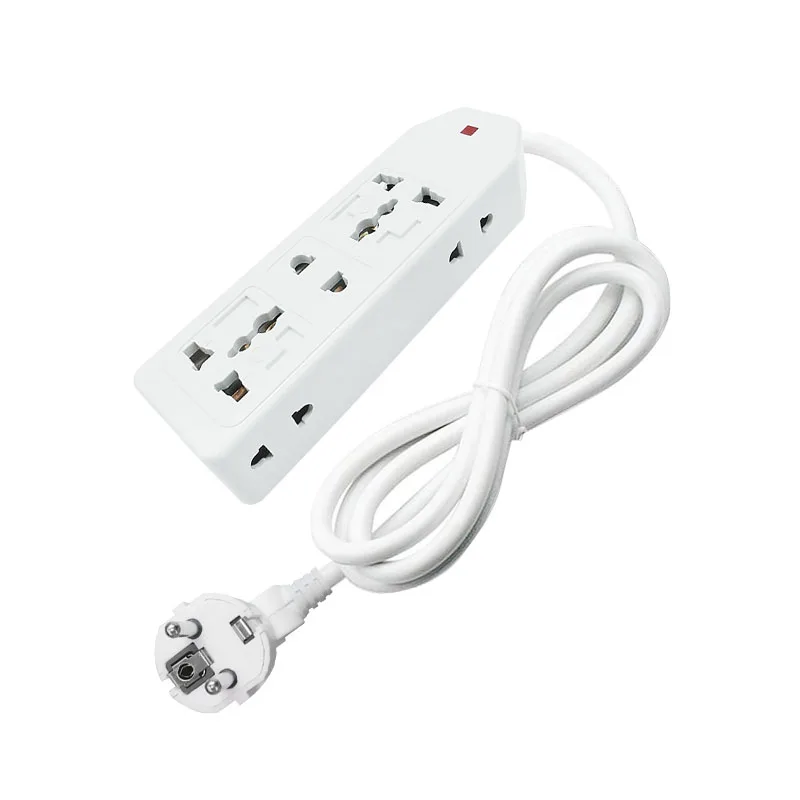 

EU UK US AU Plug Extension Lead Socket 7AC Output Multi-purpose Socket Power Strip For Home Appliance Plug Conversion Charging