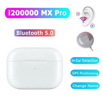 

2020 NEW i200000 TWS MX Pro Bluetooth Earphone Smart Sensor+Rename+GPS Wireless Earbuds PK i100000 i90000 Pro i50000 PK H1 Chip