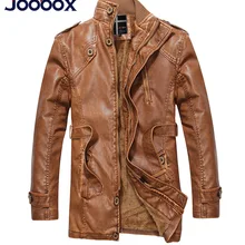 Новая модная зимняя мотоциклетная кожаная куртка, Мужская одежда, шерстяная теплая мужская кожаная куртка с поясом из искусственной кожи, мужские пальто, байкерская куртка для мужчин