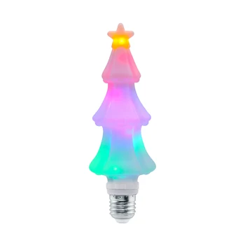 

Flashing E27 Christmas tree shaped light bulb AC 220V 110V RGB LED Lamp for Home decoration Holiday lighting