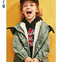 Minibalabala/Детская длинная куртка для мальчиков; комплект из двух предметов; Новинка года; Осенняя повседневная одежда для мальчиков; ветровка