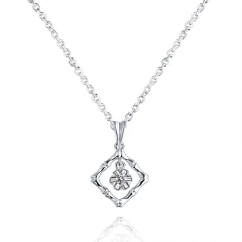 

18K Gold Diamond Pendant Drop White Gold Diamond Necklace Set Pendant Rose Gold Gold Necklace Custom Authentic