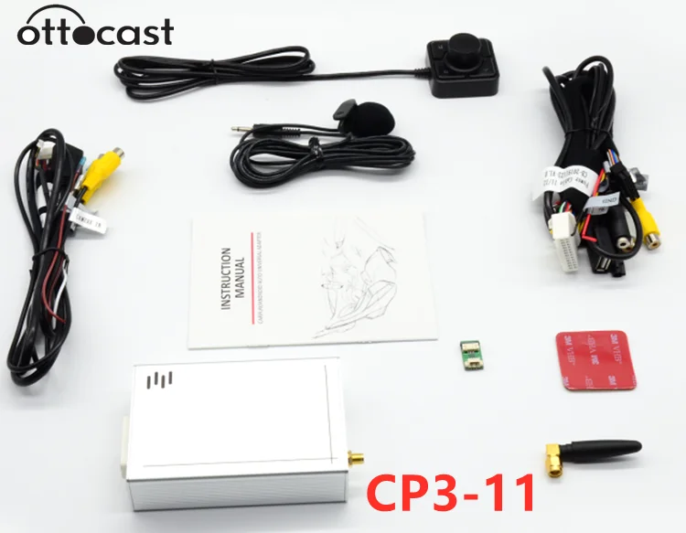 OTTOCAST CP3 11 Универсальный беспроводной Мультимедийный адаптер CARPLAY ANDROID автоматическое зеркальное