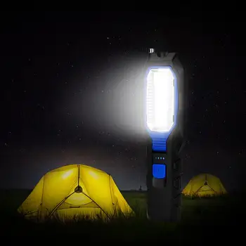 

LED Work Light COB Rechargeable Bright LED Flashlight With Magnetic Base For Camping Car Repair Household Emergency Use