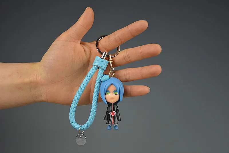 Популярный 3D брелок для ключей из аниме Наруто с фигуркой Какаси кукла от