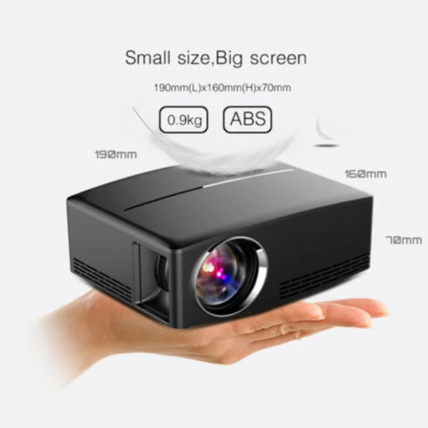 

GP80 LED Projector 1080P Android 6.0 Bluetooth HDMI Home Theater Support 4K video for Player Mini Projector Home Media Player