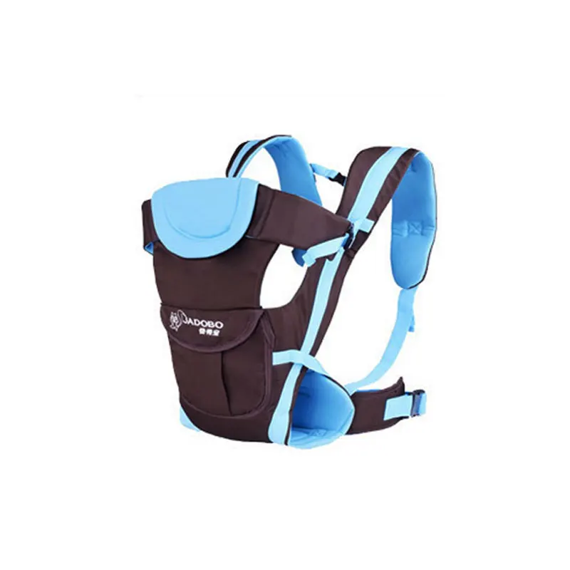 Дышащий эргономичный рюкзак кенгуру Портативный Младенческая детская переноска-Кенгуру Hipseat слинг кенгуру Обёрточная бумага - Цвет: B style blue