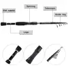 Sougayilang 1.8M 2.1M 2.4M Portable Telescopic Fishing Rods Carbon Fiber Material Ultralight Weight Spinning Fishing Rod Tackle ► Photo 3/6