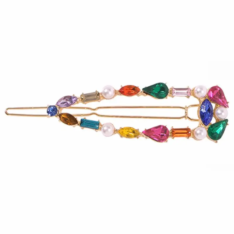 Ladies Alloy Geometric Frog Bobby Pins Colored Imitation Crystal Diamond Jewelry Hair Clips Banquet Prom Party 1 Ladies Alloy Geometric Frog Bobby Pins Colored Imitation Crystal Diamond Jewelry Hair Clips Banquet Prom Party 5