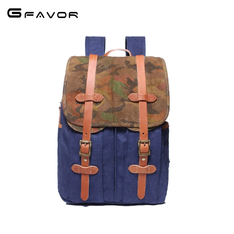 

SOURCE Cross Border 2017 New Style Backpack Canvas Backpack Retro Trend Bag Large Capacity Canvas Bag