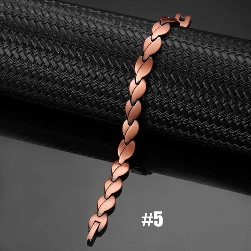 Vintage Copper Magnetic Bracelets For Women Pain Relief Pure Copper Adjustable Bio Energy Blood Pressure Accessory Bracelet