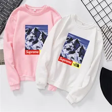 Одежда для фотосессии; весенняя одежда; стиль; Модный Универсальный пуловер с капюшоном в Корейском стиле; сезон осень-зима; M