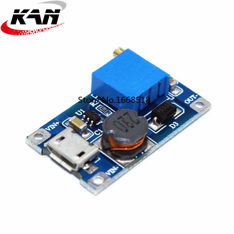 1 шт. 2A boost плата DC-DC модуль широкий вход напряжения 2 24 в L 5912 28 Регулируемый 2577 |