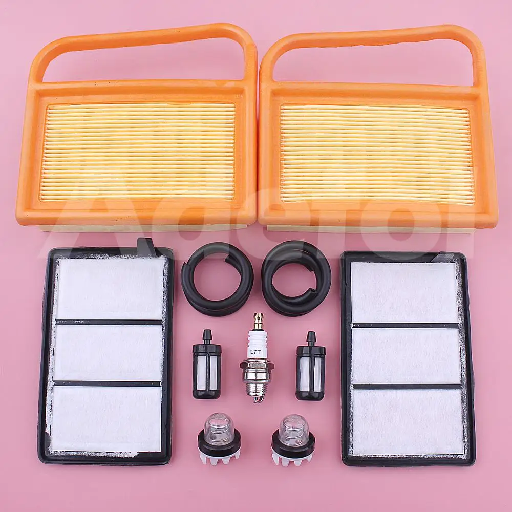 Air Fuel Filter Line Spark Plug Kit For Stihl TS410 TS410Z TS420 TS420Z