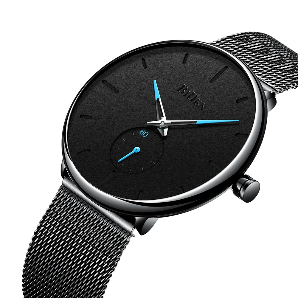 Najtaniej Moda męska zegarki Top marka luksusowy zegarek kwarcowy męski prosty zegar Relogio Masculino ze stali nierdzewnej zegarek wodoodporny