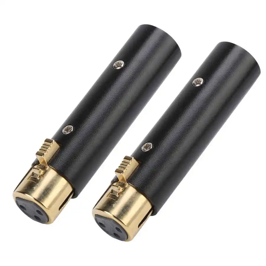 XLR 3 Pin Male to Female Audio Adapter  Zinc Alloy Microphone Connector Cable Accessories wireless microphone