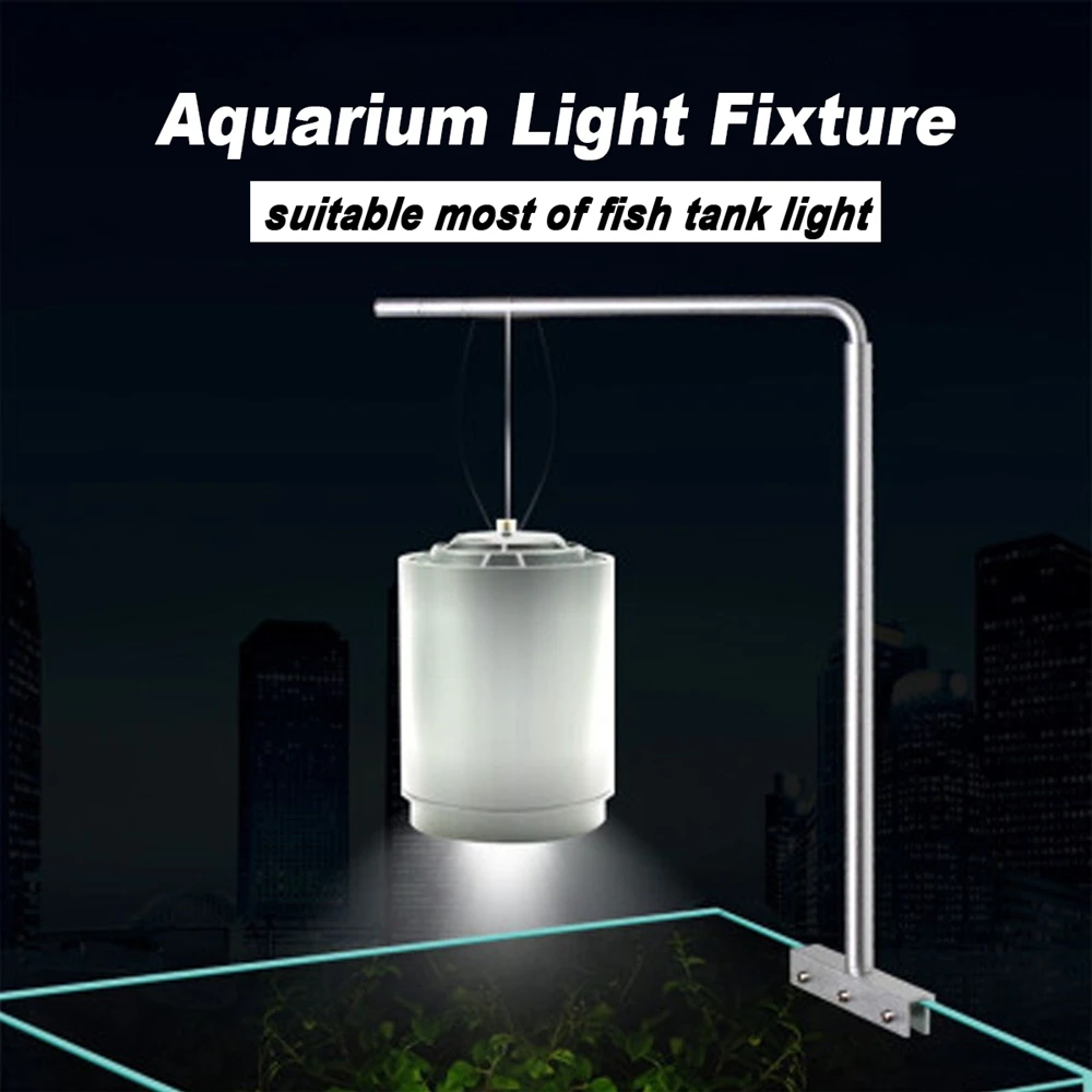 Аквариумный светодиодный светильник, Подвесная лампа, подставка для аквариума, лампа для аквариума, алюминиевая поддержка, вешалка, регулировка