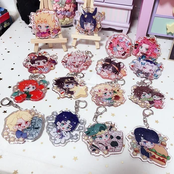 

Anime JoJos Bizarre Adventure Kakyoin Noriaki Kujo Jotaro Keychain Cosplay Acrylic Figure Keyring 4508 Kids Collection Toy