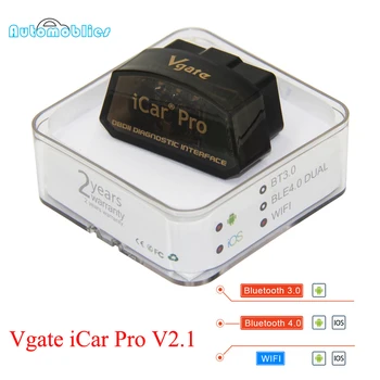 

Vgate iCar Pro ELM 327 Bluetooth/WIFI OBD2 Scanner car diagnostics elm327 2.1 obd 2 obd2 Diagnostic Tool scan tool pro odb2 Hot