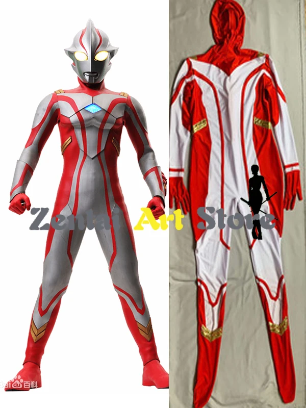 Комбинезон Ultraman Mebius лайкра спандекс Zentai костюм для взрослых и детей Хэллоуин