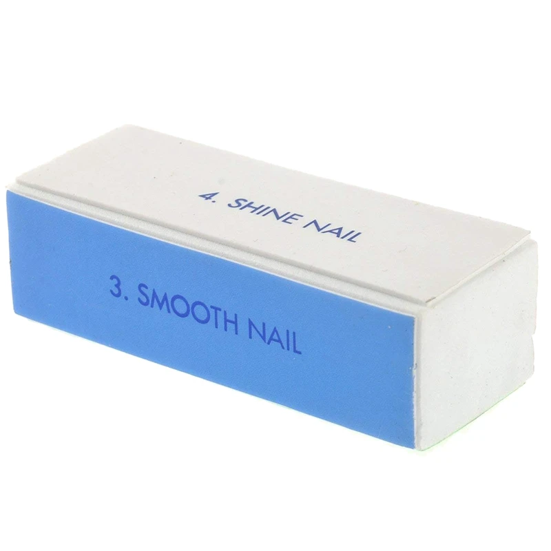 4-Way Nail Buffer Shiner губка пилки для ногтей шлифовальные блоки-10 шт