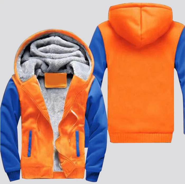 2020 style man zipper hooded hoodie splice-color thick fleece full sleeve warm coat customize design wholeseller price | Мужская одежда