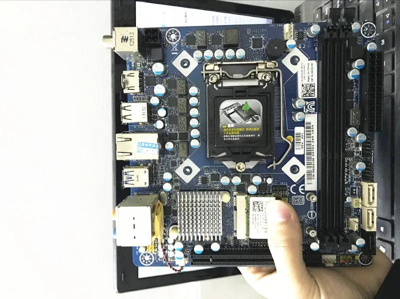 06G6JW KM92T 8PG26 подходит для DELL X51 R1 ALIENWARE системная плата H61 mini-itx htpc 17*17 LGA1155 материнская