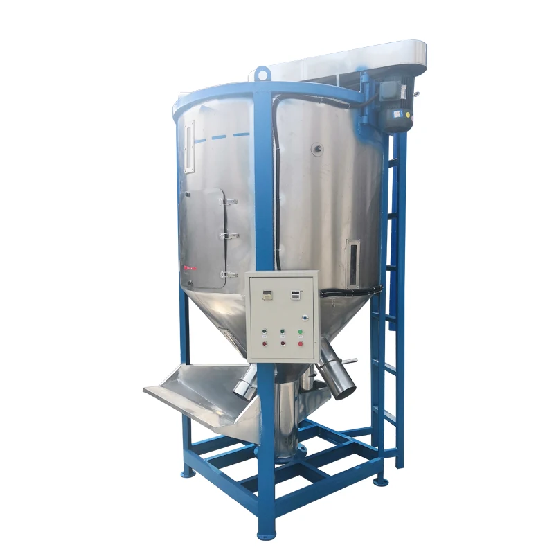

Vertical stainless steel mixer plastic powder particles heating drying mixer 500KG large self-absorption mixing material