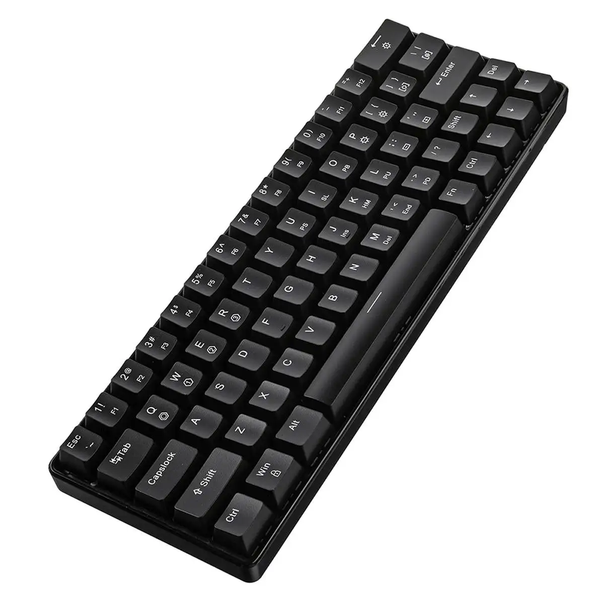  Mechanical Keyboard Gateron Switch GK64 64 Keys Hot Swappable CIY Switch RGB Backlit Mechanical Gam