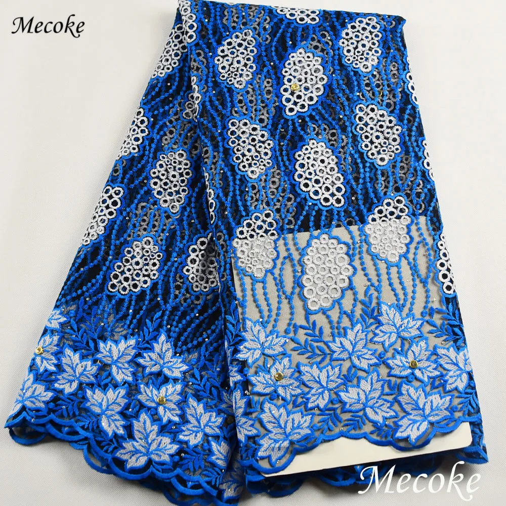 new French Net Lace Fabric Fashion top african lace Royal Blue embroidery mesh fabric 2019 high quality tulle | Дом и сад