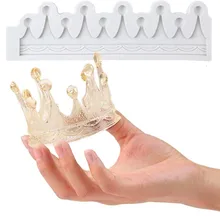 3D Crown Shape Silicone Fondant Mold/Mould