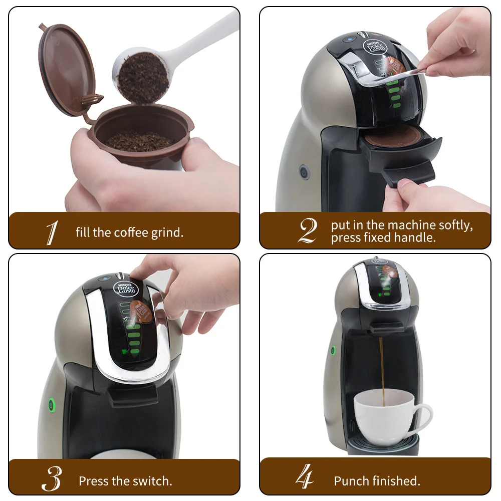 Pawaca 3 предмета кофейные фильтры многоразовая капсула для кофе чашки Dolce Gusto Кофе фильтр капсула чашка для дома Кухня