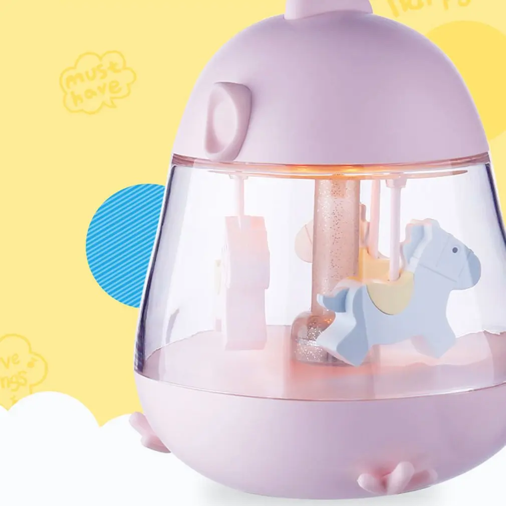 

Led Rotated Trojan Cartoon Music Night Light Home Bedroom Decoration Lights Creative Atmosphere Lights For Children