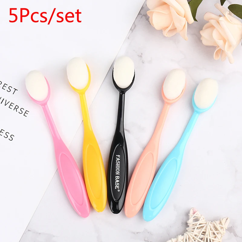 5pcs Colorful Blender Brushes Makeup Drawing Painting Brush Make up for Scrapbooking Craft Ink Blending | Красота и здоровье