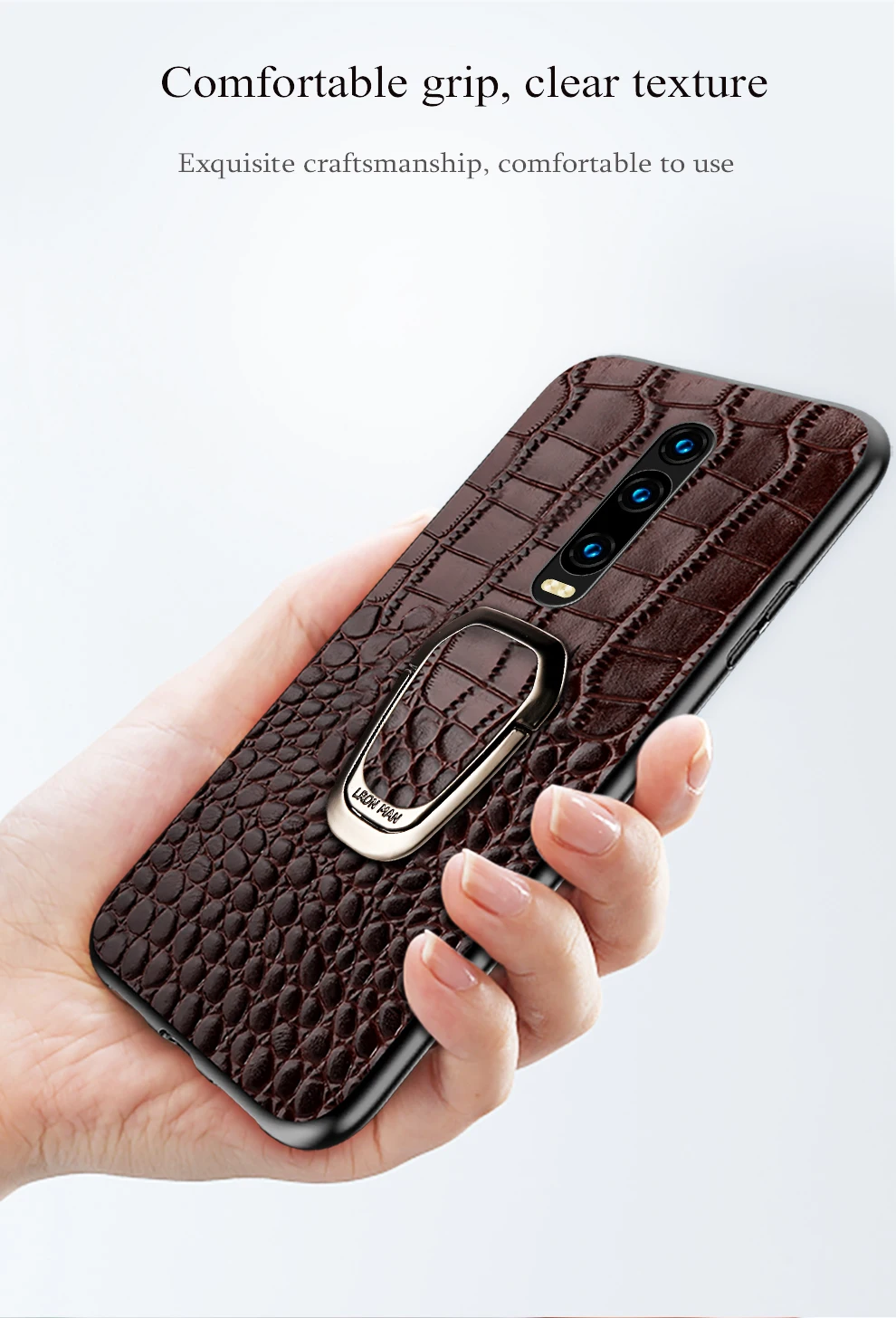 Натуральный кожаный чехол для телефона для Xiaomi mi 9 9t pro 9 Lite 6 8 Pro A3 для Red mi Note 8 Pro K20 7 note 7 4x 5Plus Магнитный кронштейн