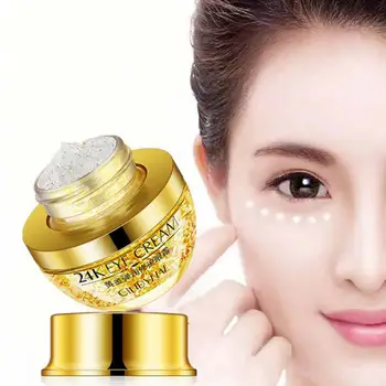 

4K Gold Eye Cream Instant Remove Eyebags Firming Eye Anti Puffiness Dark Circles Under Eye Anti Wrinkle Anti Age Eye Care TSLM1