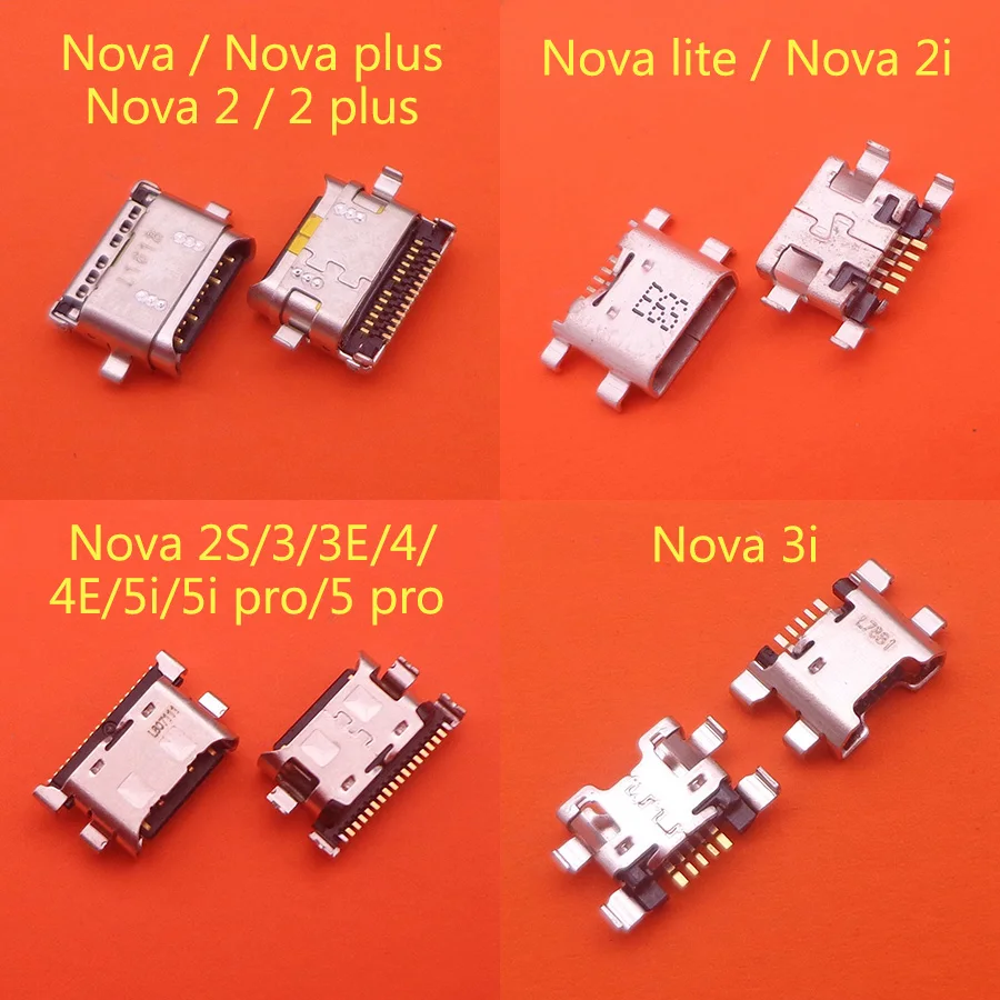Разъем для зарядного устройства huawei nova 2 2i 2s 3 3i 3e 4 4e 5 5i pro plus lite шт. | Мобильные