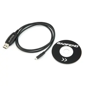 

Original BAOFENG USB Programming Cable For BAOFENG BF-T1 Mini Radio Walkie Talkie With CD Firmware Parts