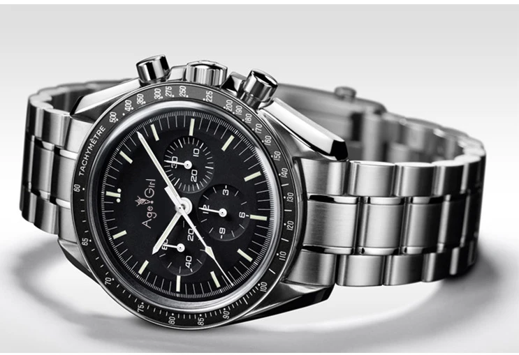 

Famous Brand New Men Automatic Mechanical Watch Speed Luminous Ceramic Bezel Crystal Sapphire Black Leather Limit Sport 40mm AAA