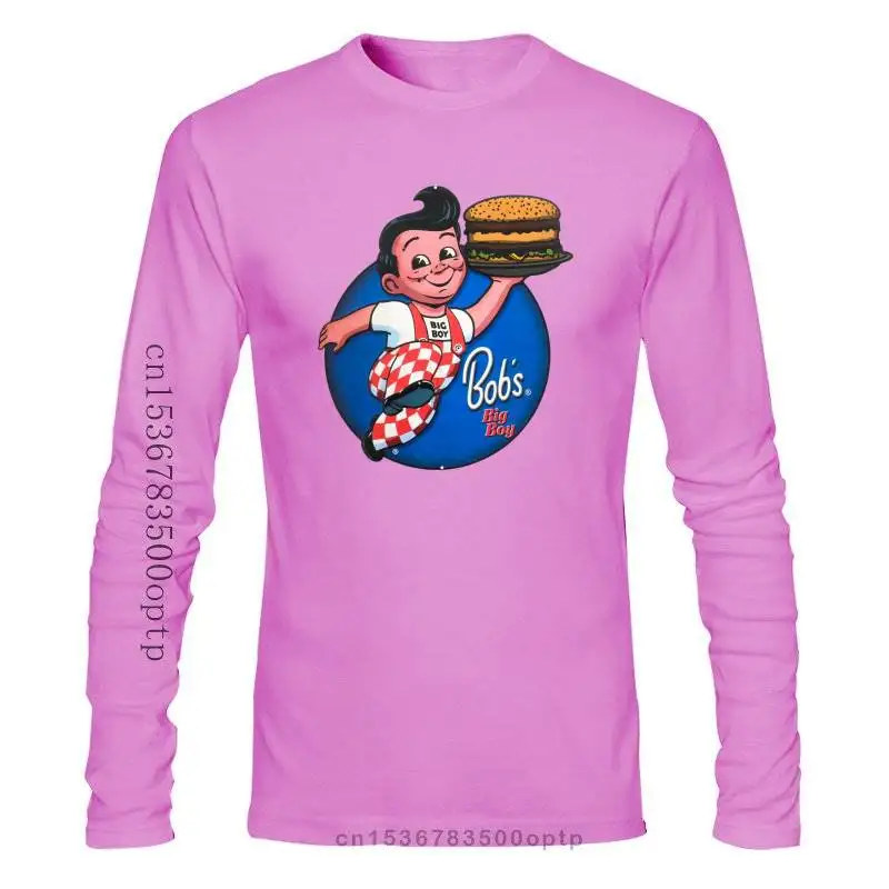 New Bobs Big Boy Burger Restaurant Black White MenS T-Shirt S-2Xl Brand Clothing Tee Shirt |