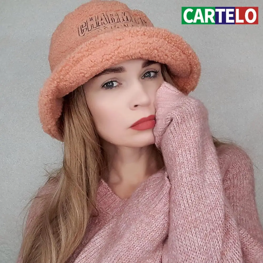 Новые женские шапки Cartelo зимние брендовые дизайнерские модные высококачественные теплые и Вельветовые