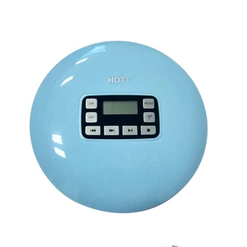 

iTECHOR Portable CD Player HIFI Player Fetal Education Machine Portable Audio & Video CD Players - Light Blue