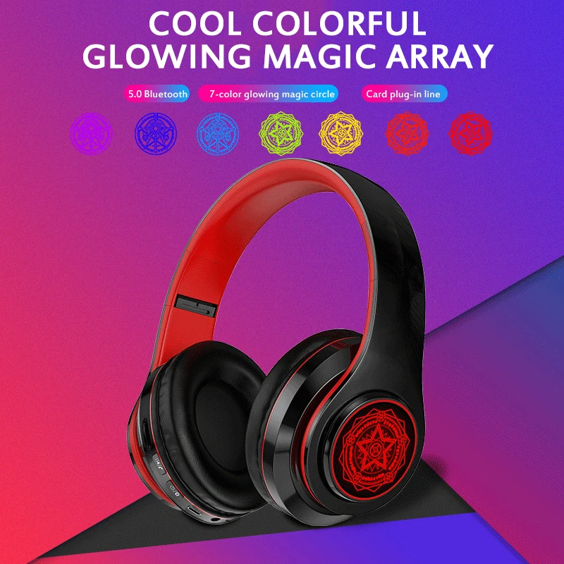 tws Magic Array Bluetooth headphone headset with mircophone heavy bass earphone for phone computer general motion folding earbud
