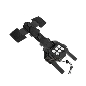 

For NVG Battery Counterweight Weight Pouch Tactical Universal Helmet Bridge Accessories Cover Black