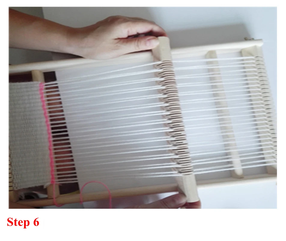 Деревянные DIY сборка традиционного ткацкого станка детская игрушка ремесло прочный ткацкий каркас вязальная машина научная образовательная игрушка